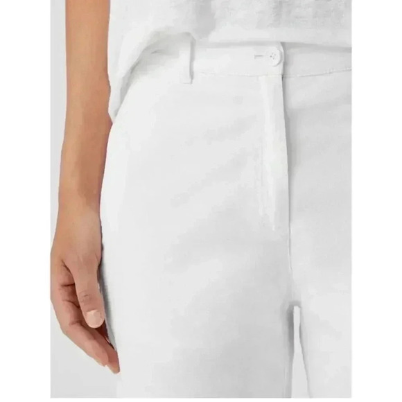 NWT Eileen Fisher Organic Cotton Hemp High Waist Tapered Ankle Pant size 8 - Picture 3 of 12
